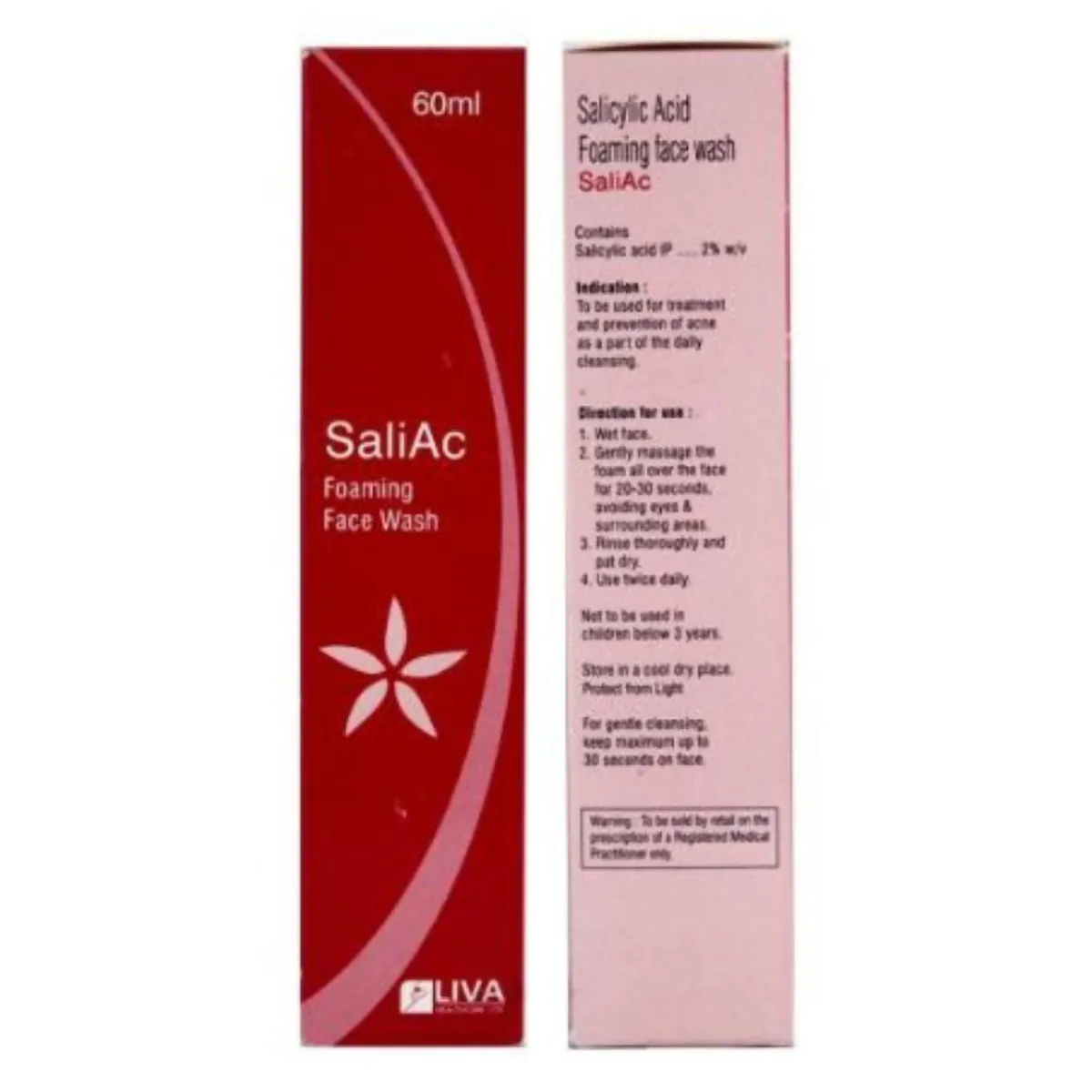 Saliac Face Wash with Salicylic Acid | For Acne Prone Skin